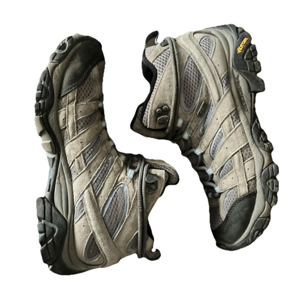 Merrell Moab 2 Mid Granite Gray Hiking Boots Snow Shoe J06054 Womens Size 9.5